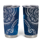 Matariki Galaxy Tumbler Cup New Zealand Map Maori Pattern