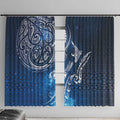 Matariki Galaxy Window Curtain New Zealand Map Maori Pattern