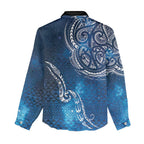 Matariki Galaxy Women Casual Shirt New Zealand Map Maori Pattern