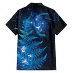 New Zealand Matariki Hawaiian Shirt Blue Milky Way Stars Night Sky