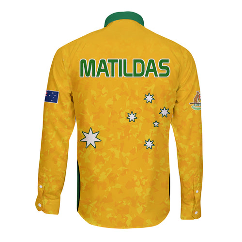 australia-soccer-long-sleeve-button-shirt-socceroos-with-kangaroo-matildas-2023