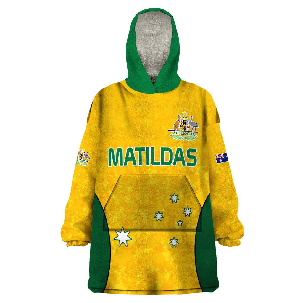 australia-soccer-wearable-blanket-hoodie-socceroos-with-kangaroo-matildas-2023