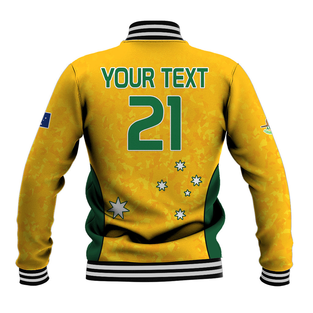 custom-text-and-number-australia-soccer-baseball-jacket-socceroos-with-kangaroo-matildas-2023