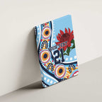 New South Wales Rugby Pacific Custom Canvas Wall Art Aboriginal art of Waratah