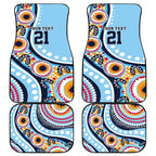 New South Wales Rugby Pacific Custom Car Mats Aboriginal art of Waratah