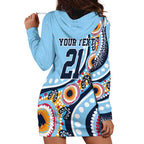 New South Wales Rugby Pacific Custom Hoodie Dress Aboriginal art of Waratah
