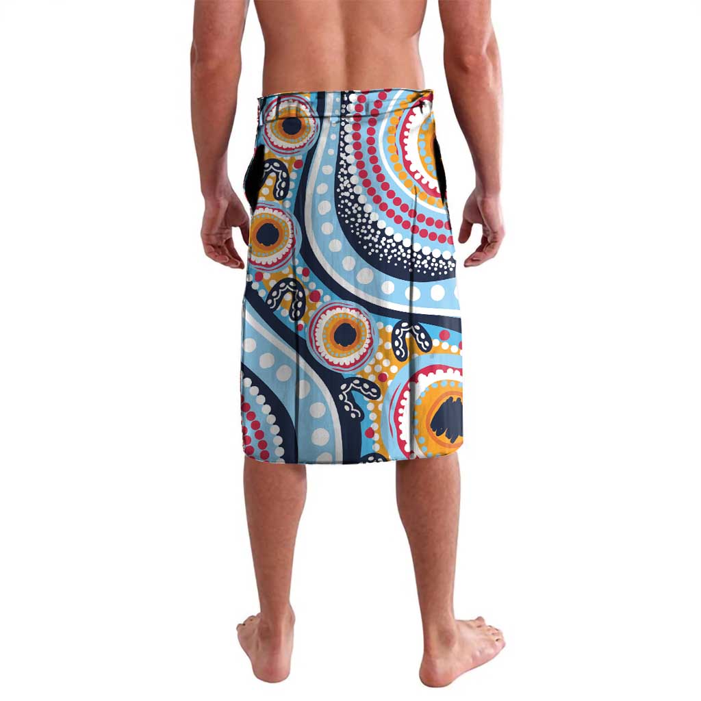 New South Wales Rugby Pacific Custom Lavalava Aboriginal art of Waratah