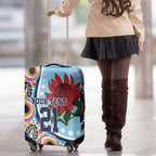 New South Wales Rugby Pacific Custom Luggage Cover Aboriginal art of Waratah