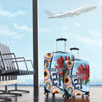 New South Wales Rugby Pacific Custom Luggage Cover Aboriginal art of Waratah