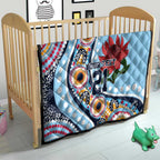 New South Wales Rugby Pacific Custom Quilt Aboriginal art of Waratah
