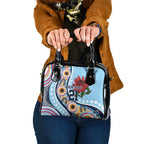 New South Wales Rugby Pacific Custom Shoulder Handbag Aboriginal art of Waratah