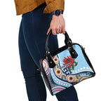 New South Wales Rugby Pacific Custom Shoulder Handbag Aboriginal art of Waratah
