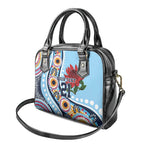 New South Wales Rugby Pacific Custom Shoulder Handbag Aboriginal art of Waratah