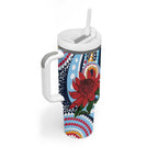 New South Wales Rugby Pacific Custom Tumbler With Handle Aboriginal art of Waratah