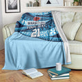 New South Wales Rugby Pacific Custom Blanket Pasifika Tapa Pattern