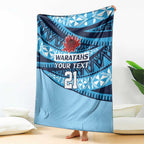 New South Wales Rugby Pacific Custom Blanket Pasifika Tapa Pattern