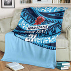 New South Wales Rugby Pacific Custom Blanket Pasifika Tapa Pattern