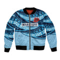 New South Wales Rugby Pacific Custom Bomber Jacket Pasifika Tapa Pattern