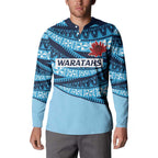 New South Wales Rugby Pacific Custom Button Sweatshirt Pasifika Tapa Pattern