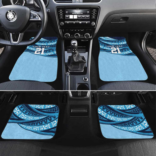 New South Wales Rugby Pacific Custom Car Mats Pasifika Tapa Pattern