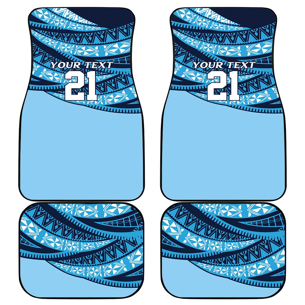New South Wales Rugby Pacific Custom Car Mats Pasifika Tapa Pattern