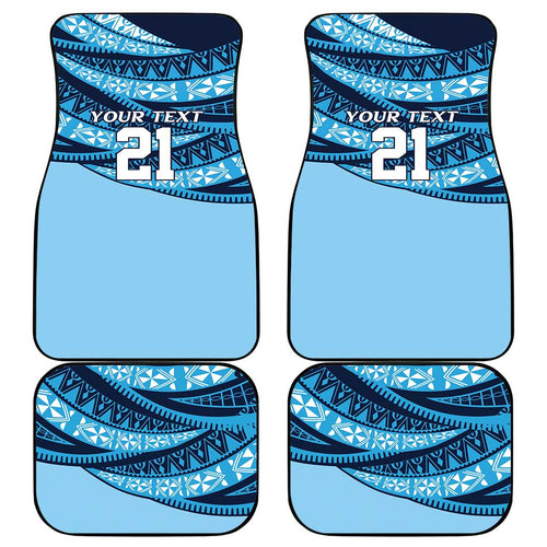 New South Wales Rugby Pacific Custom Car Mats Pasifika Tapa Pattern