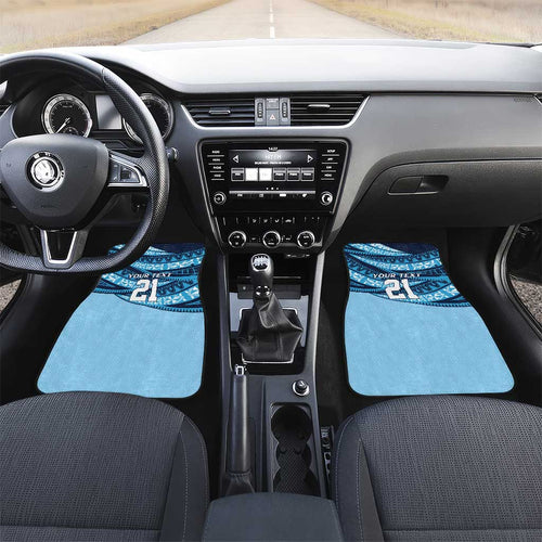 New South Wales Rugby Pacific Custom Car Mats Pasifika Tapa Pattern
