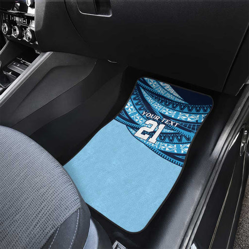 New South Wales Rugby Pacific Custom Car Mats Pasifika Tapa Pattern
