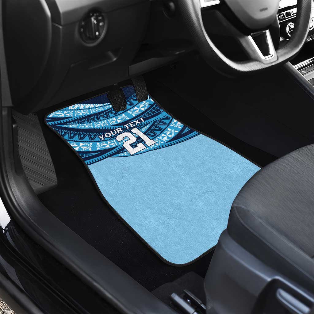 New South Wales Rugby Pacific Custom Car Mats Pasifika Tapa Pattern