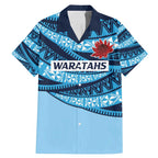 New South Wales Rugby Pacific Custom Family Matching Mermaid Dress and Hawaiian Shirt Pasifika Tapa Pattern