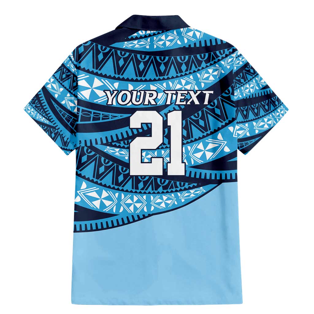 New South Wales Rugby Pacific Custom Family Matching Mermaid Dress and Hawaiian Shirt Pasifika Tapa Pattern