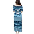 New South Wales Rugby Pacific Custom Family Matching Puletasi and Hawaiian Shirt Pasifika Tapa Pattern