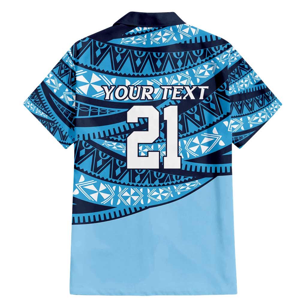 New South Wales Rugby Pacific Custom Family Matching Tank Maxi Dress and Hawaiian Shirt Pasifika Tapa Pattern