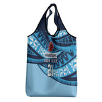 New South Wales Rugby Pacific Custom Grocery Bag Pasifika Tapa Pattern