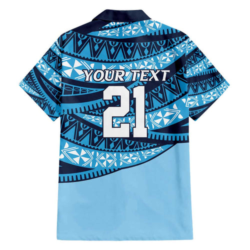 New South Wales Rugby Pacific Custom Hawaiian Shirt Pasifika Tapa Pattern