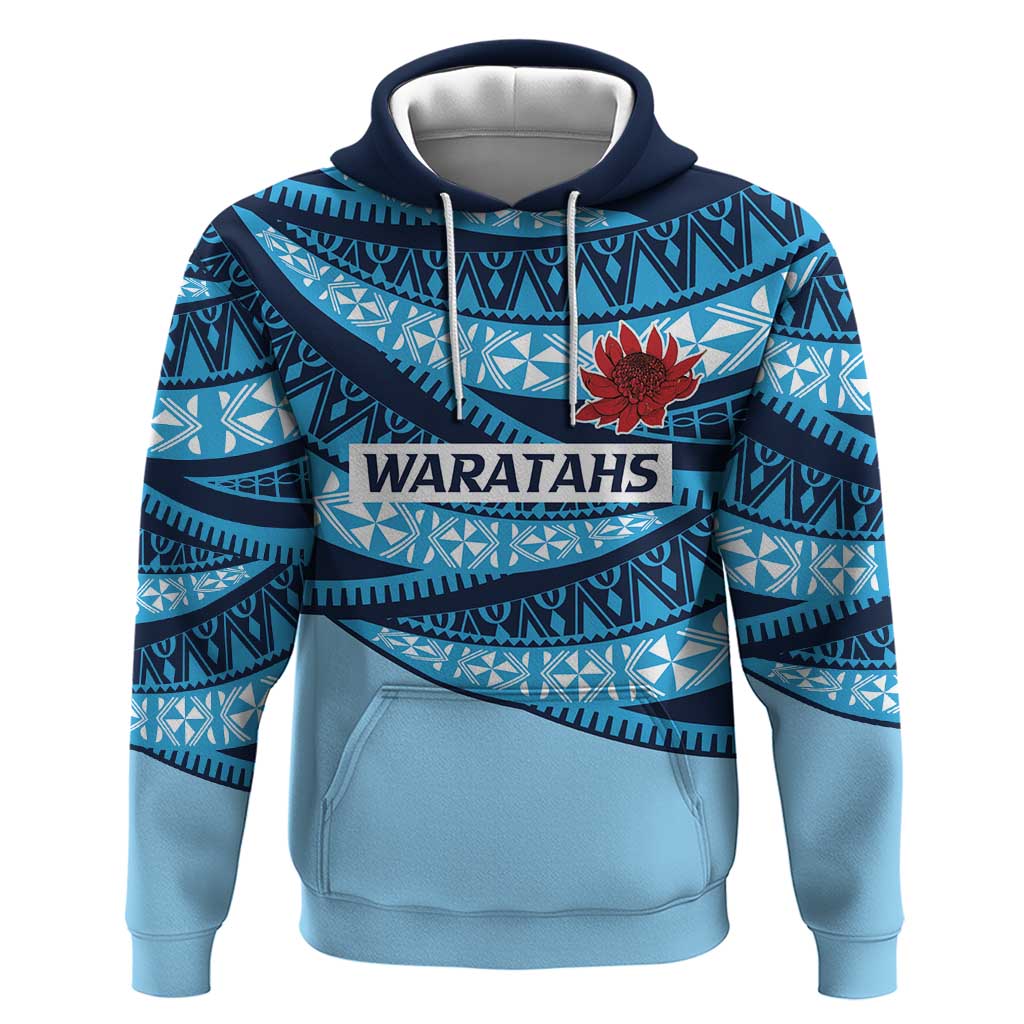 New South Wales Rugby Pacific Custom Hoodie Pasifika Tapa Pattern