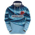 New South Wales Rugby Pacific Custom Hoodie Pasifika Tapa Pattern