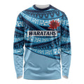 New South Wales Rugby Pacific Custom Long Sleeve Shirt Pasifika Tapa Pattern