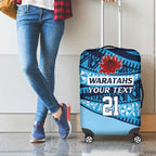 New South Wales Rugby Pacific Custom Luggage Cover Pasifika Tapa Pattern
