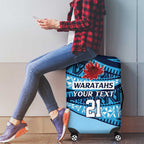 New South Wales Rugby Pacific Custom Luggage Cover Pasifika Tapa Pattern