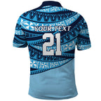 New South Wales Rugby Pacific Custom Polo Shirt Pasifika Tapa Pattern