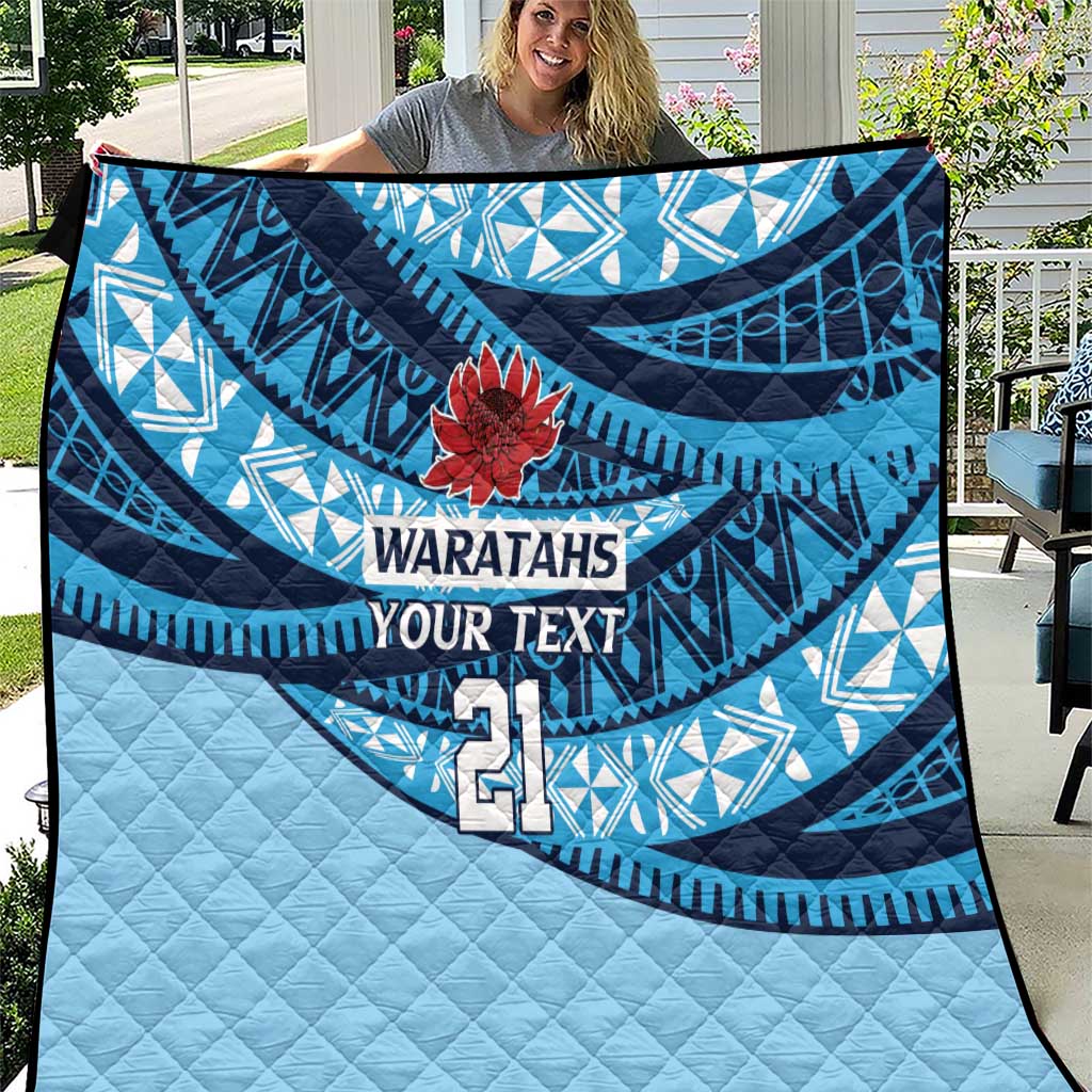 New South Wales Rugby Pacific Custom Quilt Pasifika Tapa Pattern