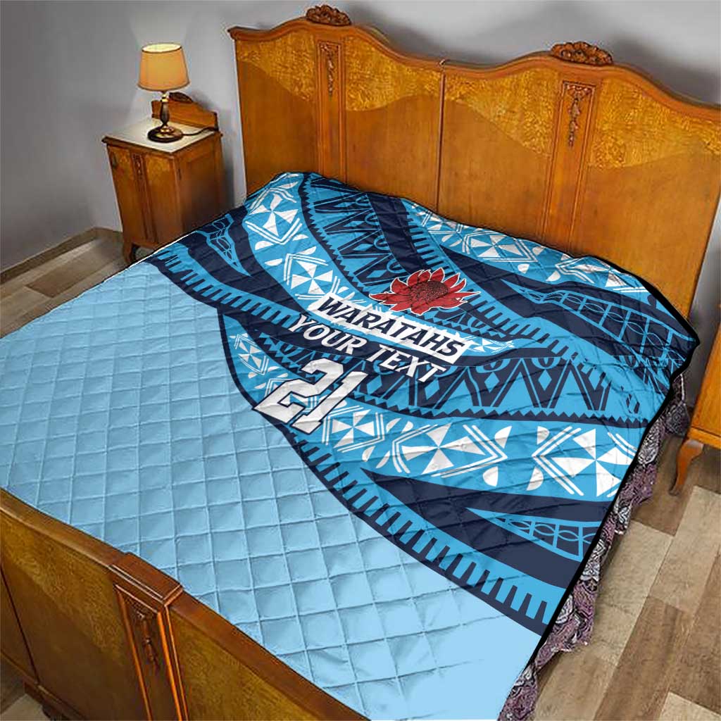New South Wales Rugby Pacific Custom Quilt Pasifika Tapa Pattern