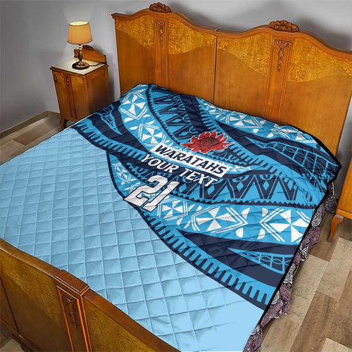 New South Wales Rugby Pacific Custom Quilt Pasifika Tapa Pattern