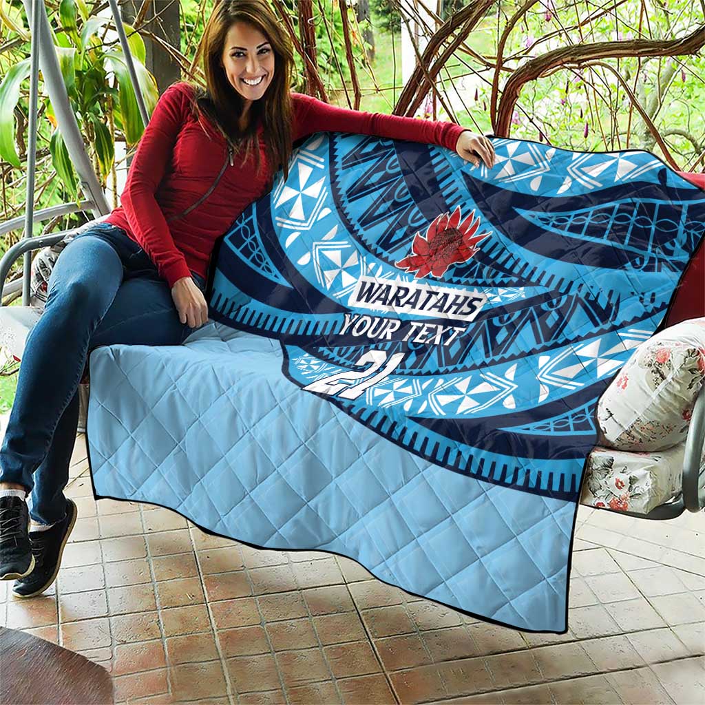New South Wales Rugby Pacific Custom Quilt Pasifika Tapa Pattern