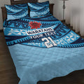 New South Wales Rugby Pacific Custom Quilt Bed Set Pasifika Tapa Pattern
