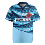 New South Wales Rugby Pacific Custom Rugby Jersey Pasifika Tapa Pattern