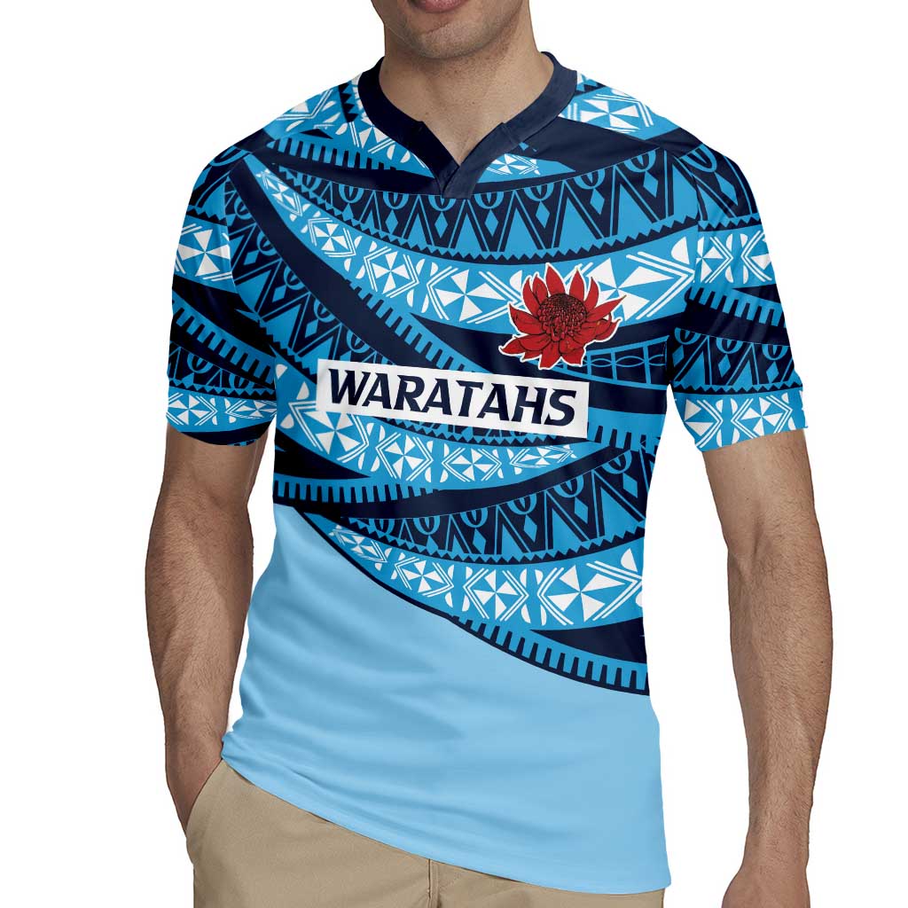 New South Wales Rugby Pacific Custom Rugby Jersey Pasifika Tapa Pattern