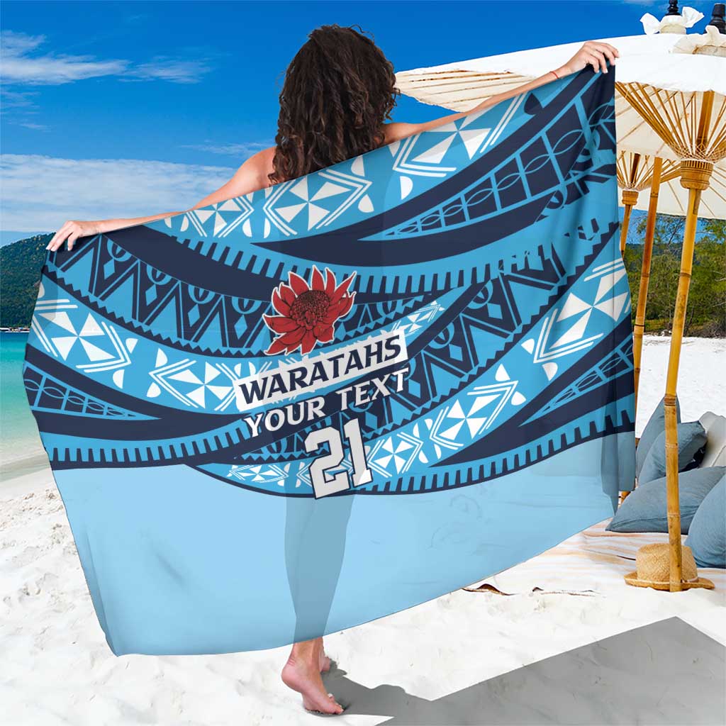 New South Wales Rugby Pacific Custom Sarong Pasifika Tapa Pattern