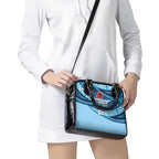 New South Wales Rugby Pacific Custom Shoulder Handbag Pasifika Tapa Pattern
